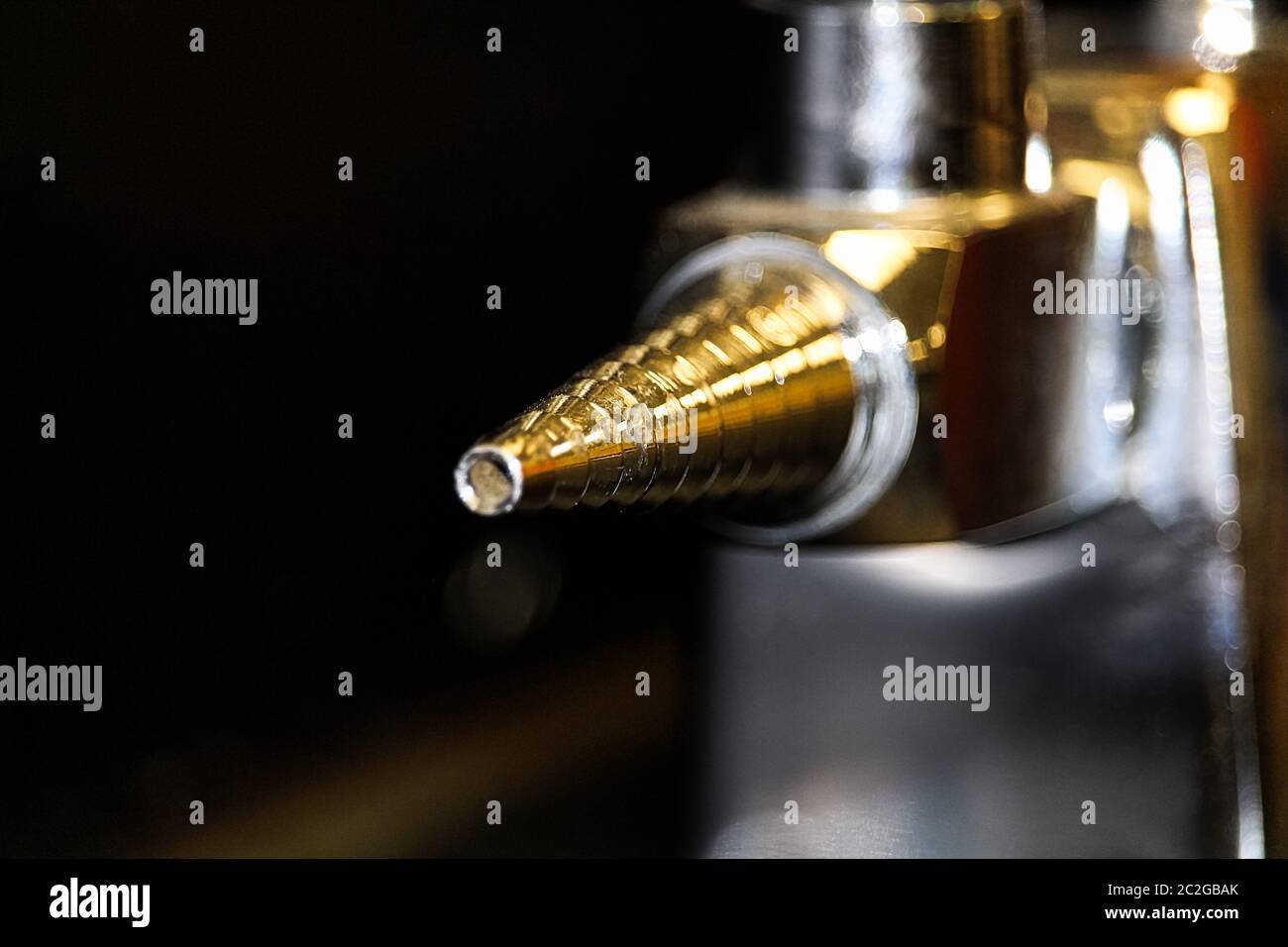 Closeup of a lab gas valve head Stock Photo Alamy