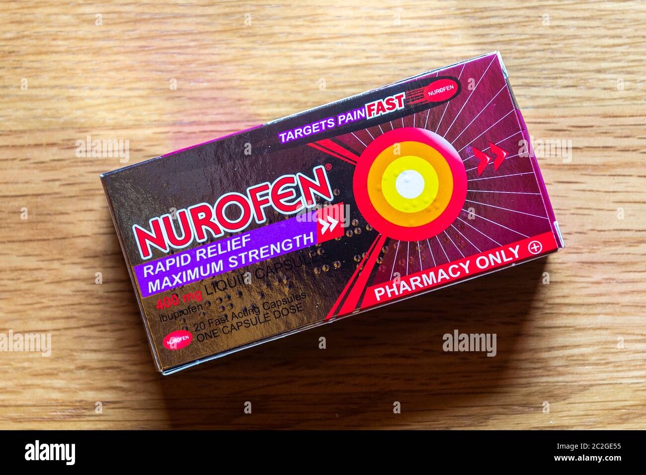 Box of 20 Nurofen 400mg Liquid Capsule Pain Relief Tablets. THIS