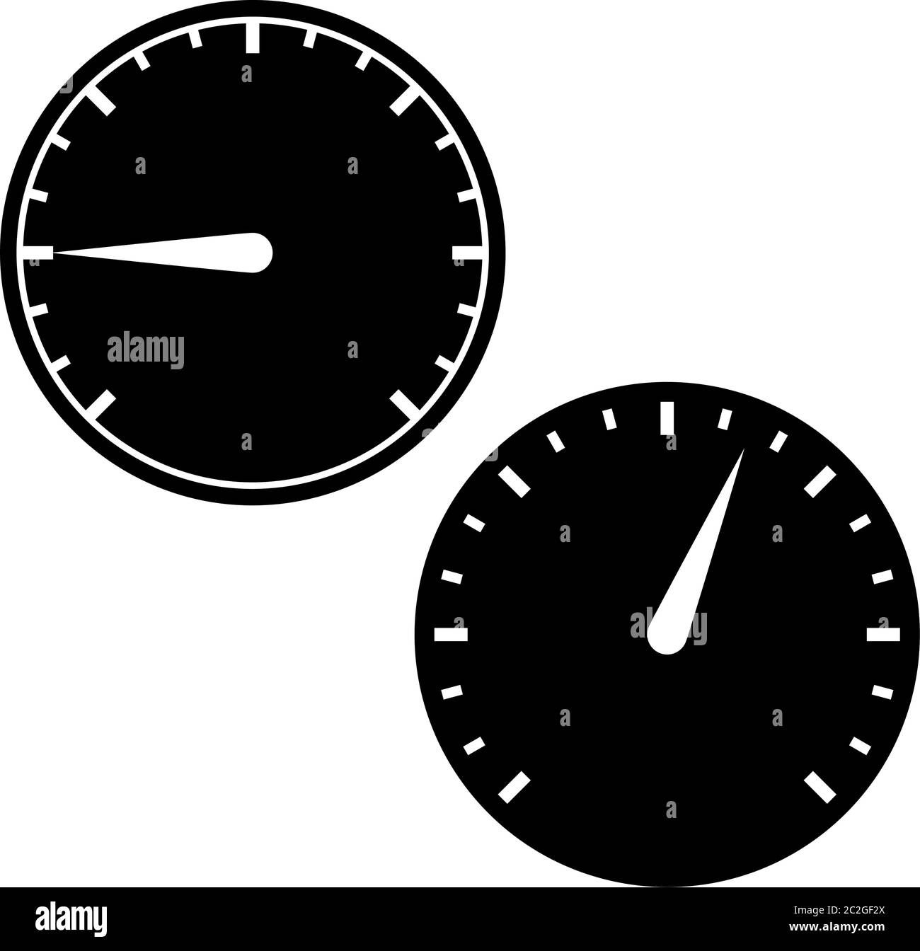 Speedometer Icon Design Vector Art Illustration Stock Vector Image