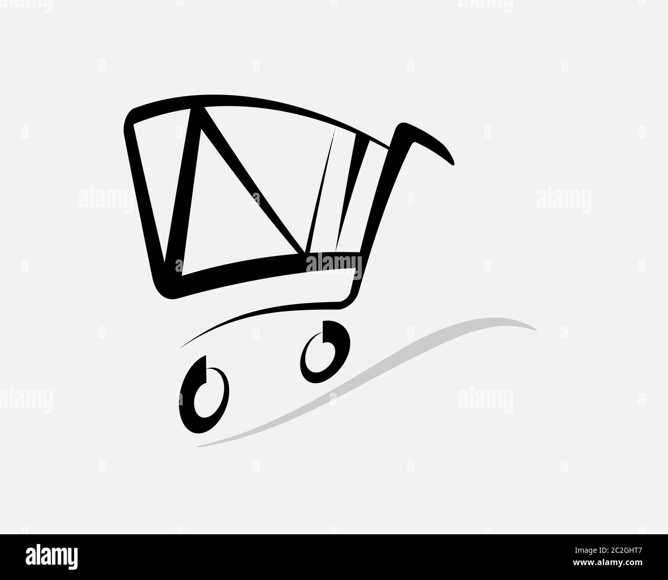Shopping Cart Icon Design Vector Art Illustration Stock Vector Image ...