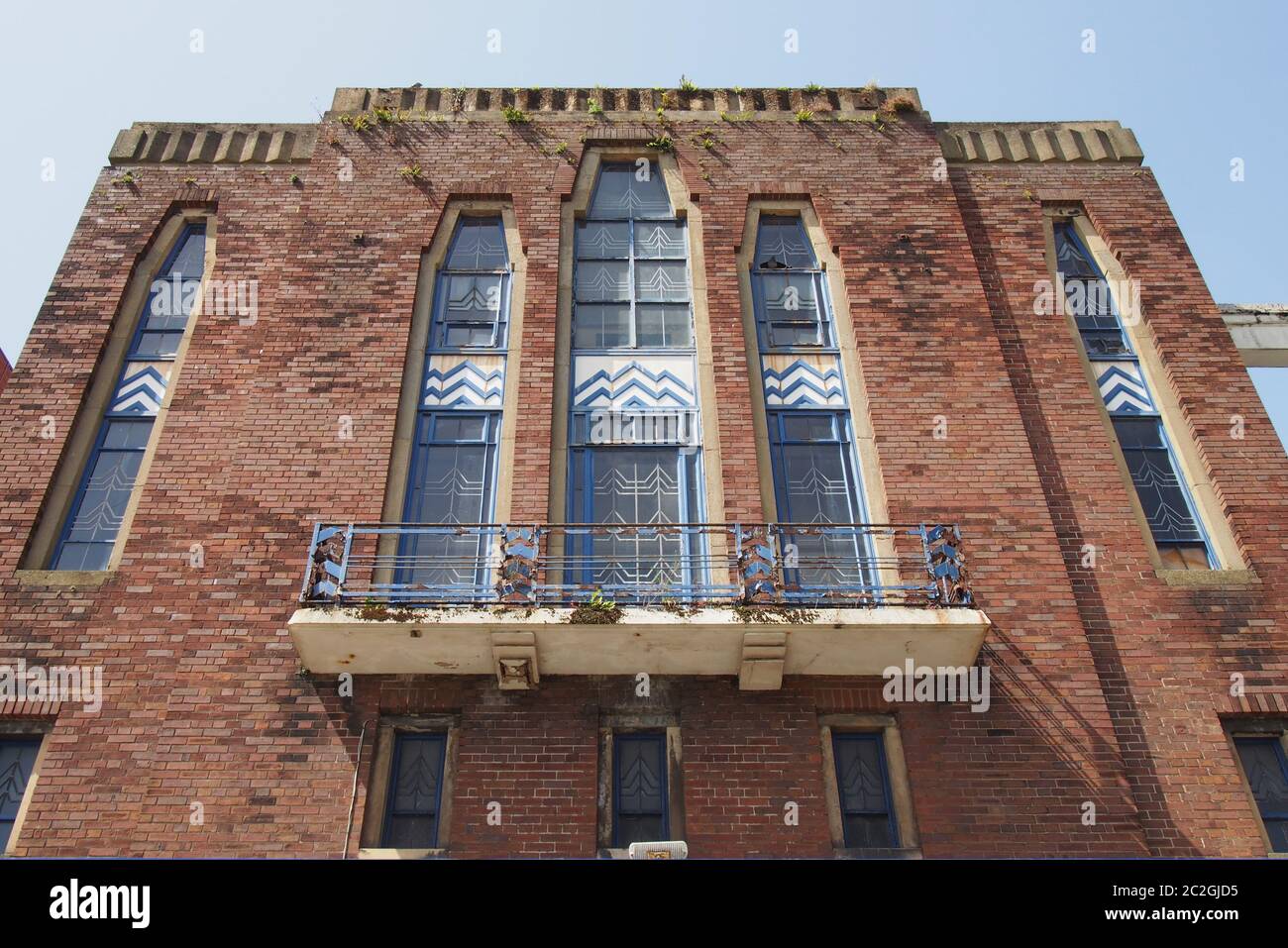 the former garrick theatre building on lord street in southport an example of 1930s brick art deco design Stock Photo