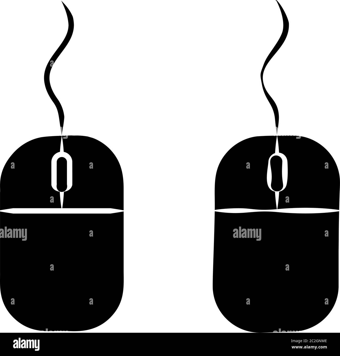 Computer Mouse Icon Vector Art Illustration Stock Vector Image & Art ...