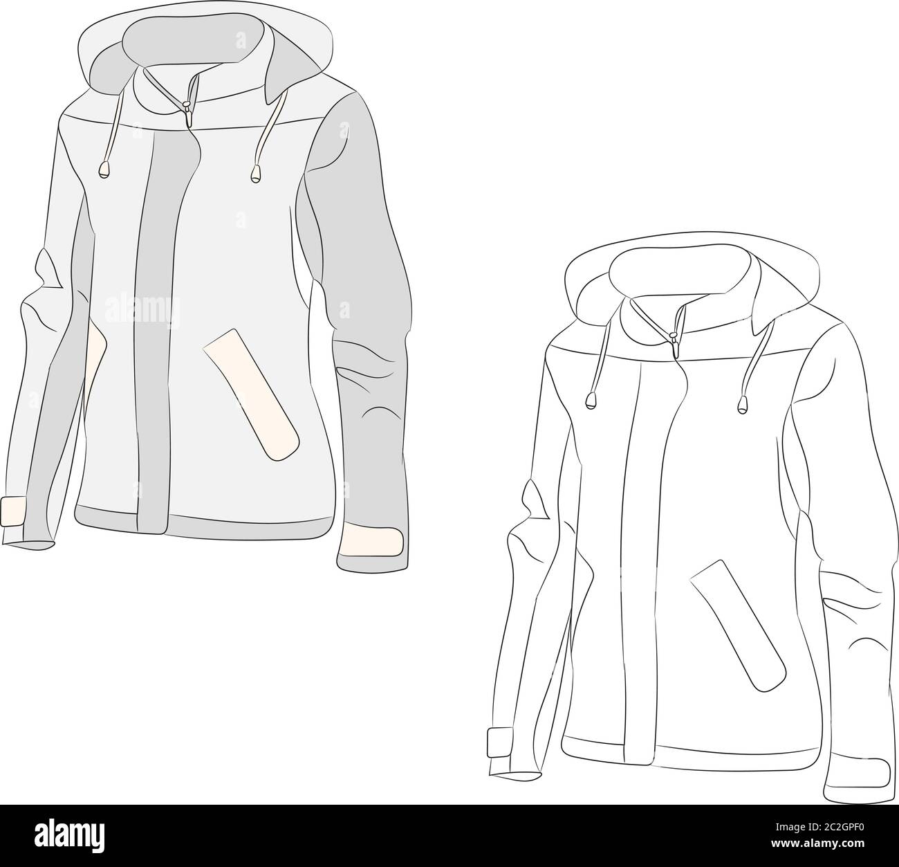 Windbreaker jacket Stock Vector Images Alamy