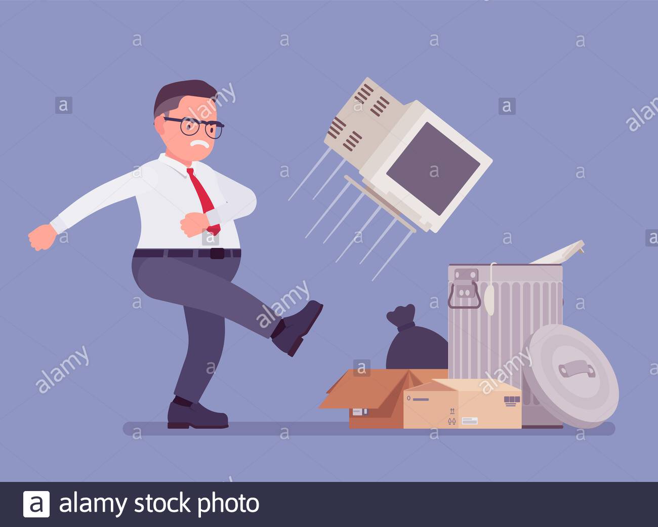 Smashing Computer High Resolution Stock Photography and Images Alamy