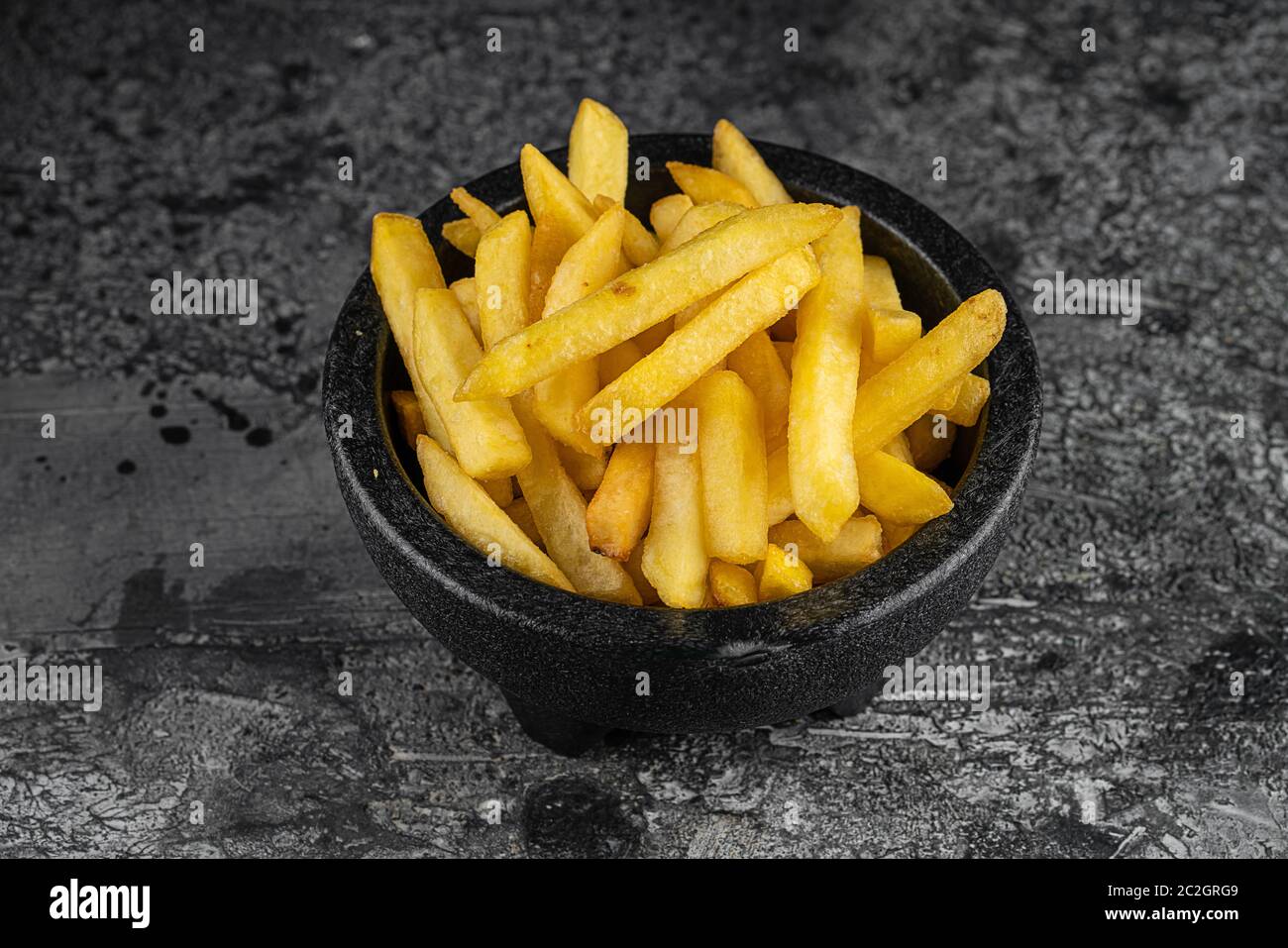 french fries with sauce unhealthy food Stock Photo Alamy