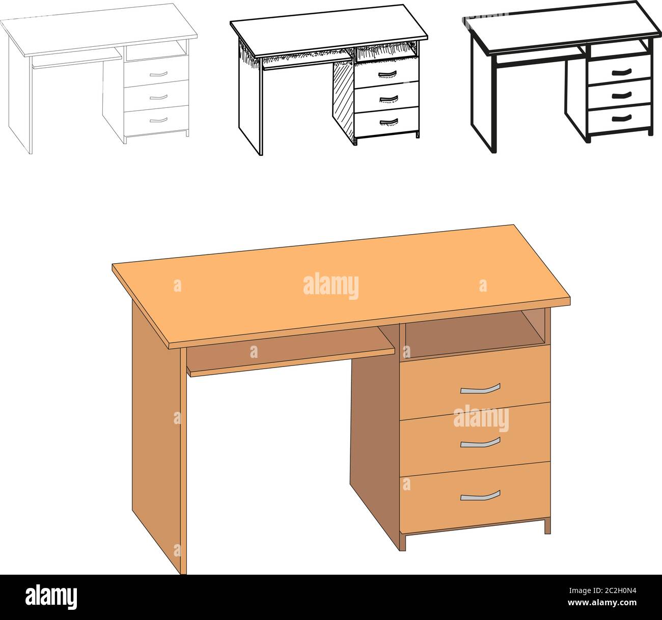vector, isolated table, table outfit Stock Vector Image & Art - Alamy