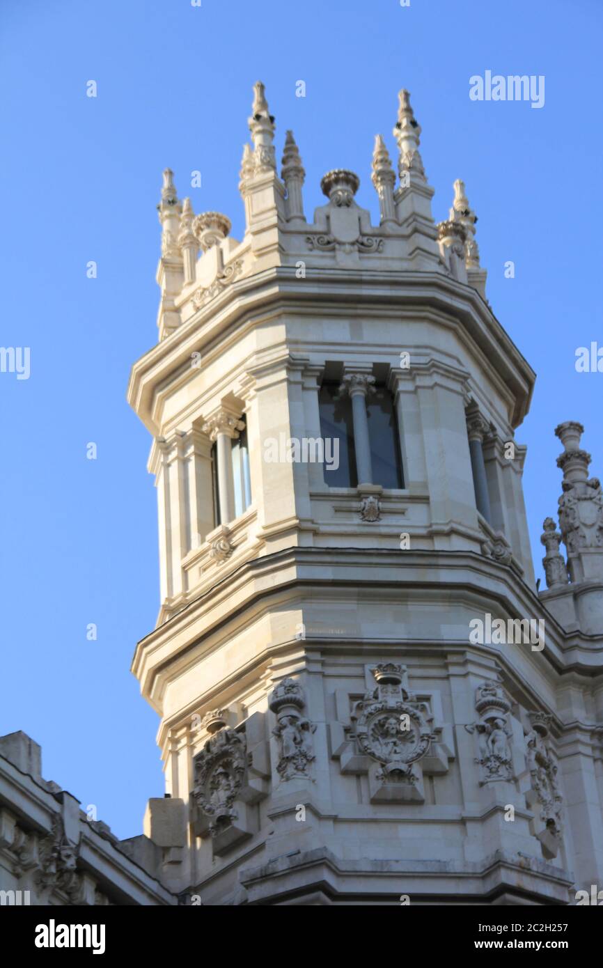 palacios de cibeles madrid Stock Photo
