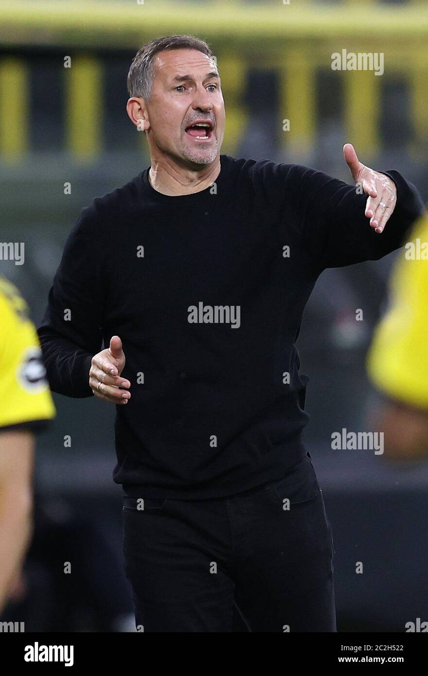 City Of Dortmund Deutschland 18th June 2020 Fsv Coach Coach Achim Beierlorzer Gesture Gesture Half Figure Half Body Sport Soccer 1 Bundesliga Season 19 20 17 06 2020 32nd Matchday Bvb Borussia Dortmund Fsv Mainz Credit