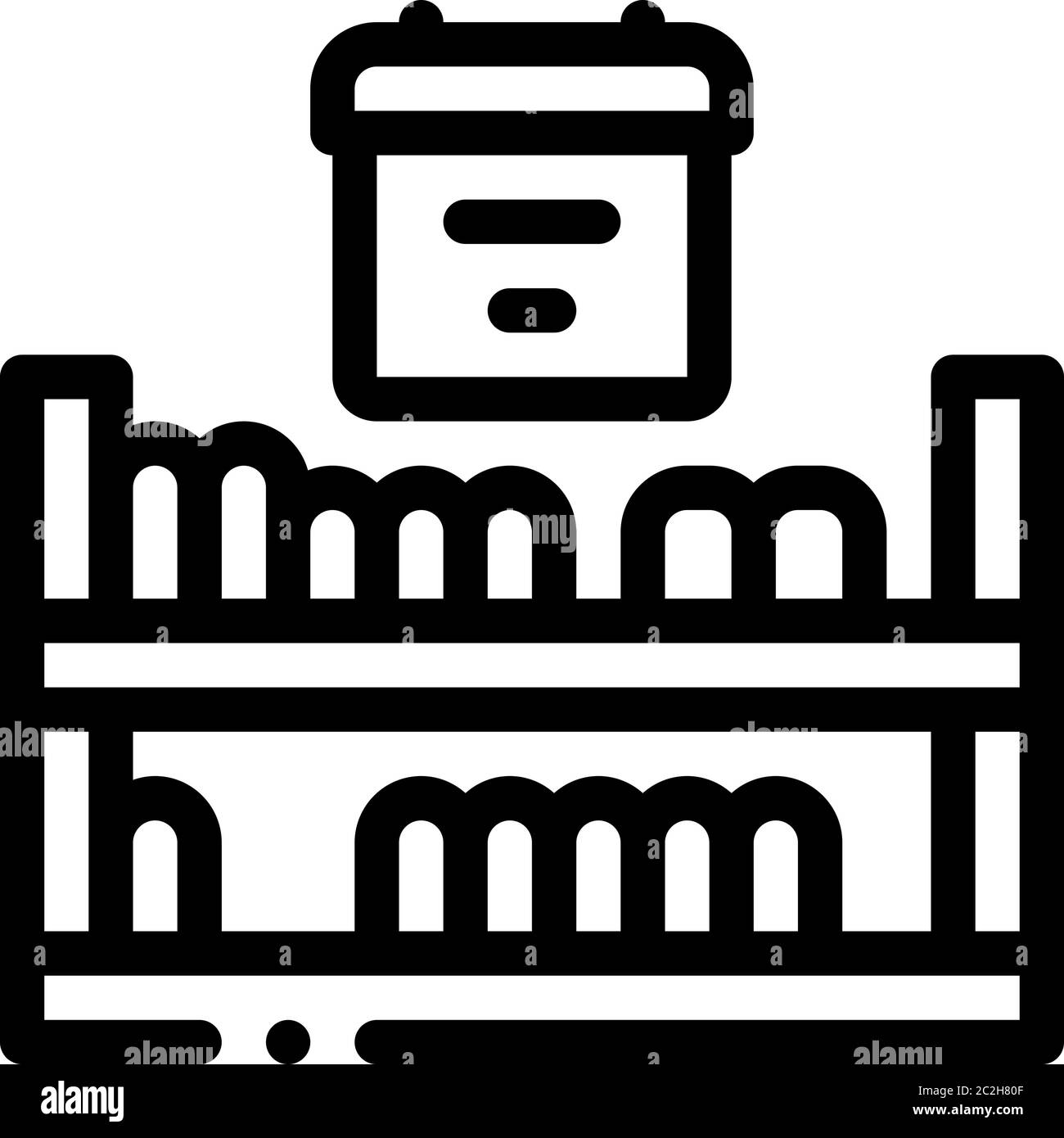 Bread counter sliced Black and White Stock Photos & Images - Alamy