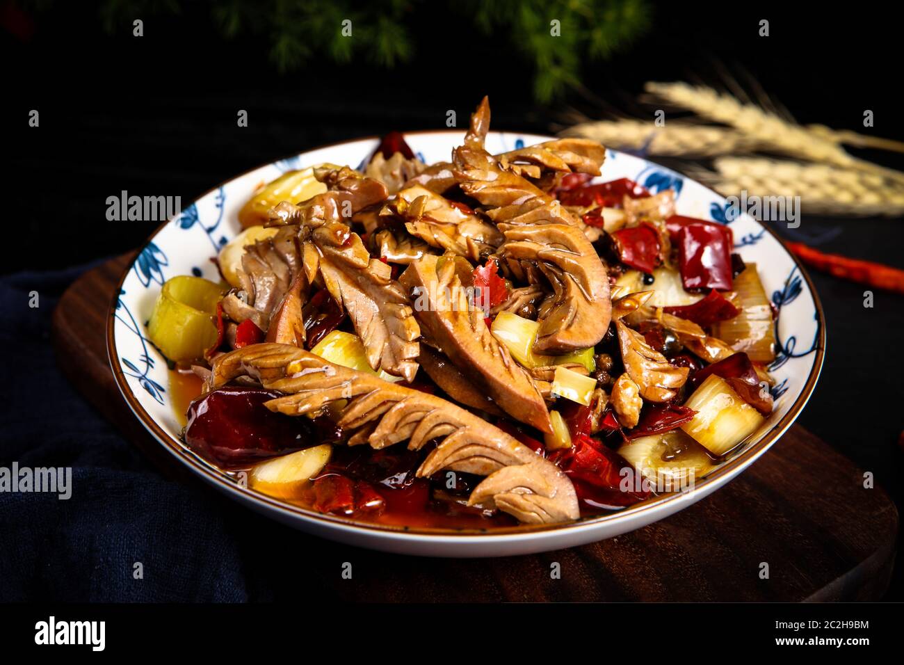 Chinese food is served kidneys Stock Photo Alamy
