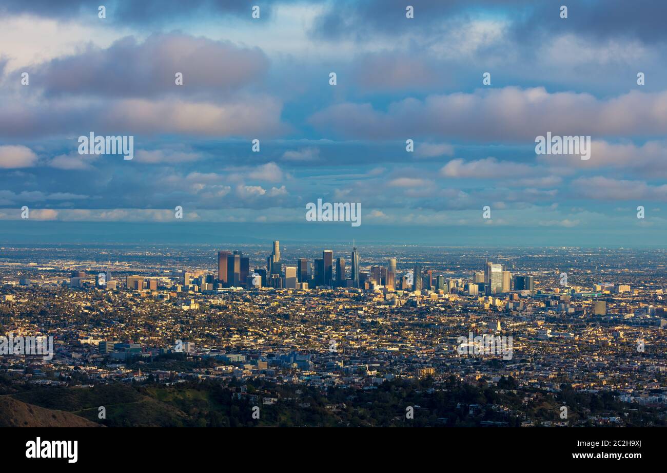 Los Angeles, city downtown Stock Photo