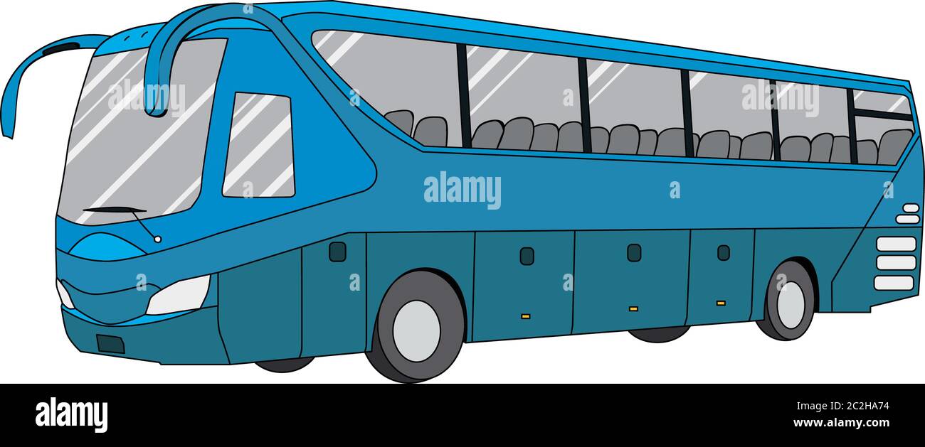 bus on white background Stock Vector Image & Art - Alamy