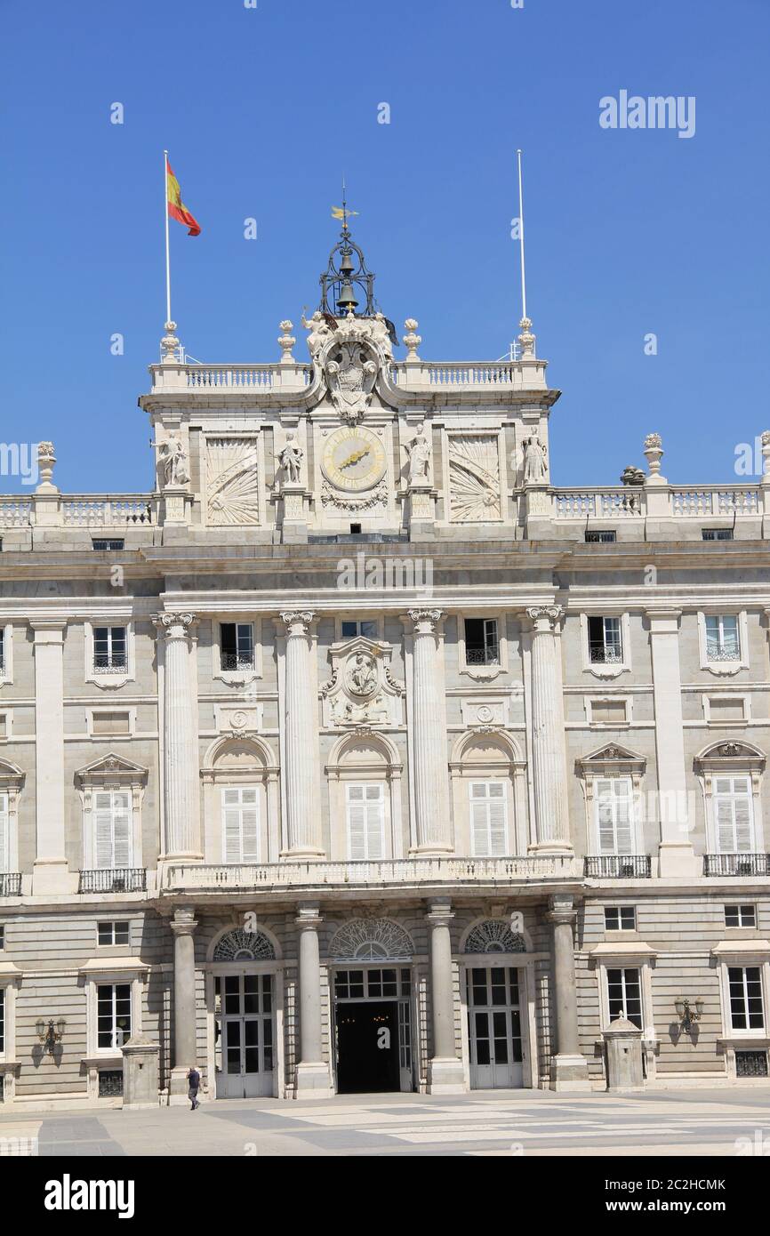 The Royal Palace of Madrid, Spain Stock Photo Alamy