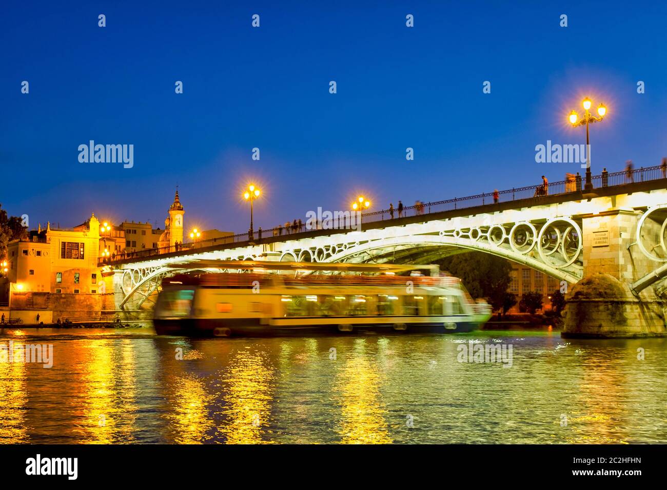 Puente de Triana, Seville, Spain Stock Photo