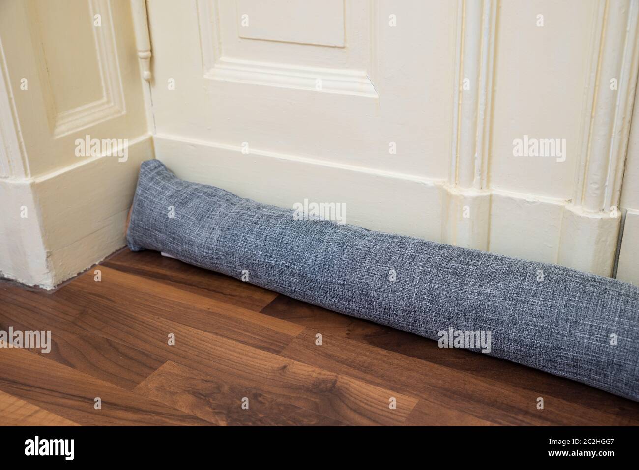 Draft Excluder Under Door Blocking Cold Air From Traveling Around Stock