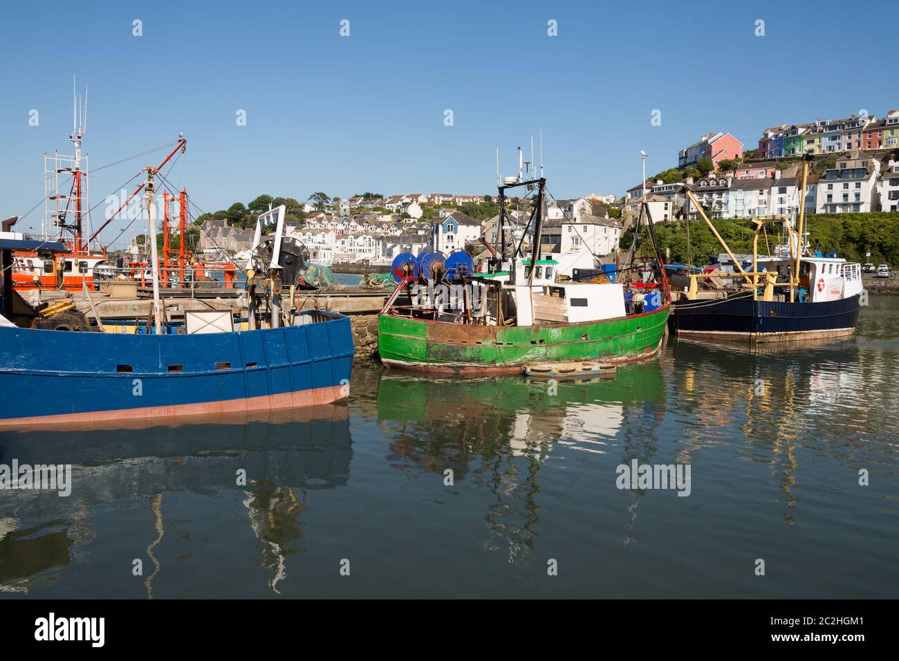 Brixham trawlers in brixham harbour hires stock photography and images