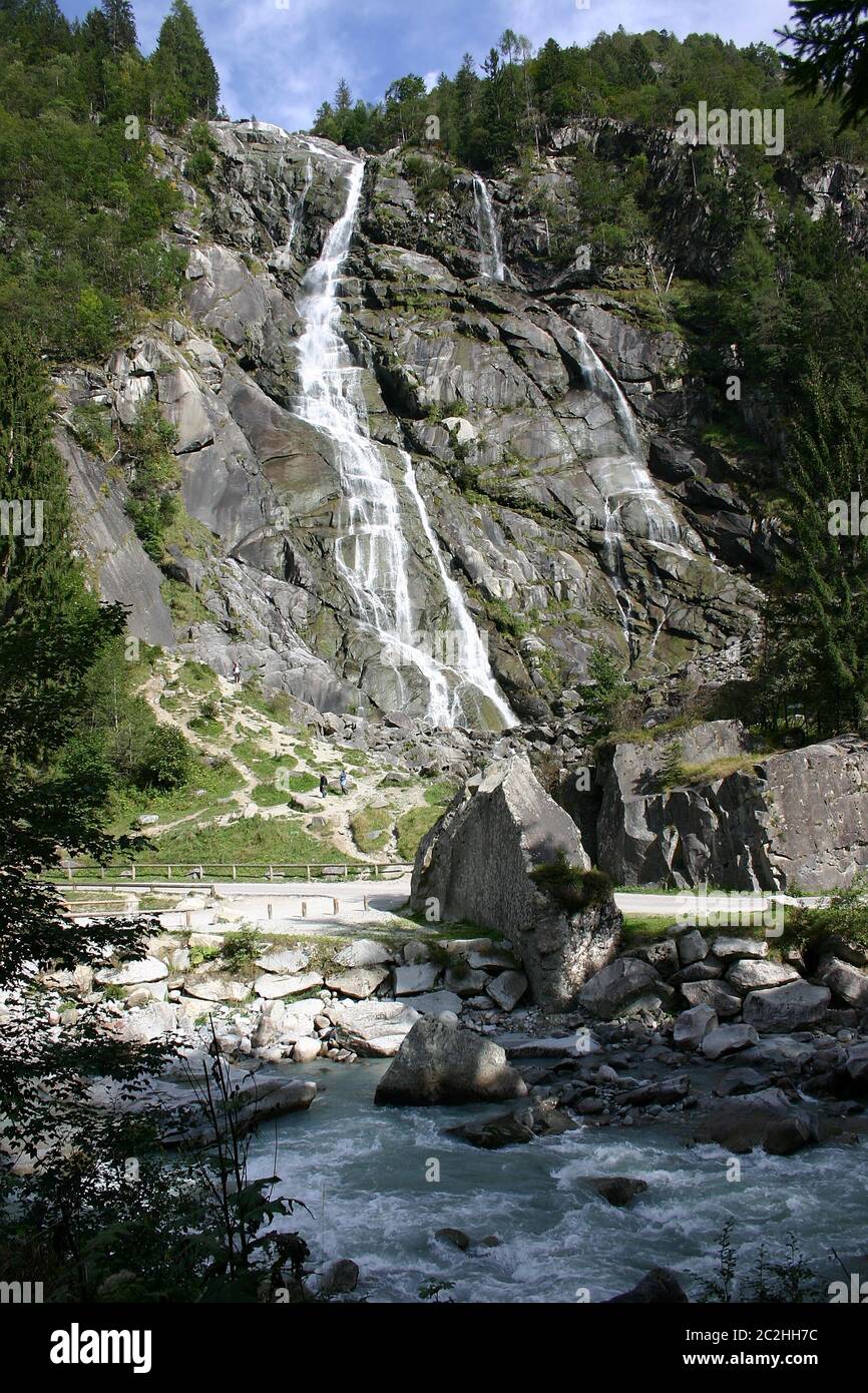 Val Di Genova Trentino Alta Adige Italy Cascate Di Nardis Inside The Parco Naturale Adamello Brenta Natural Park Stock Photo Alamy