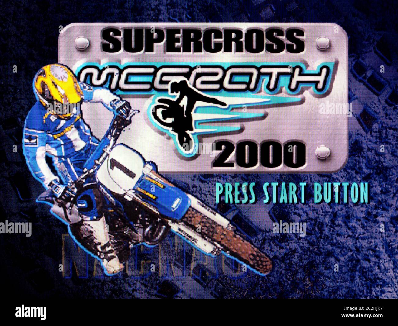 Jeremy McGrath Supercross 2000 - Sega Dreamcast Videogame - Editorial use only Stock Photo