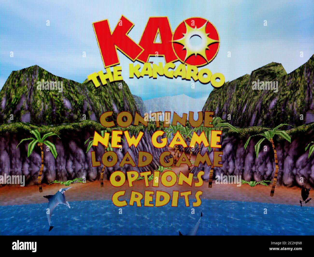 Kao The Kangaroo - Sega Dreamcast Videogame - Editorial use only Stock Photo