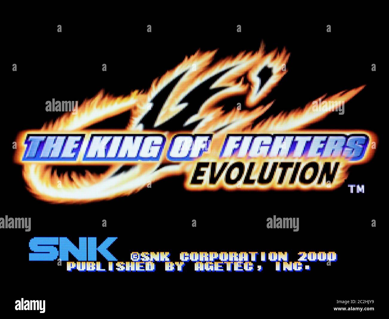 The King of Fighters Evolution - Sega Dreamcast Videogame - Editorial use only Stock Photo