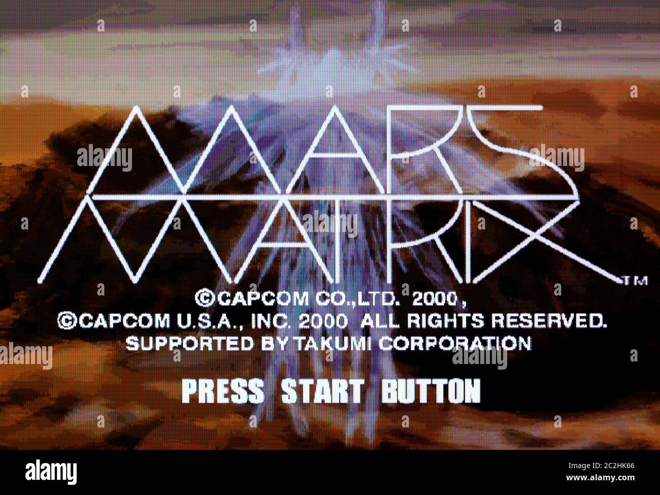 Mars Matrix - Sega Dreamcast Videogame - Editorial use only Stock Photo