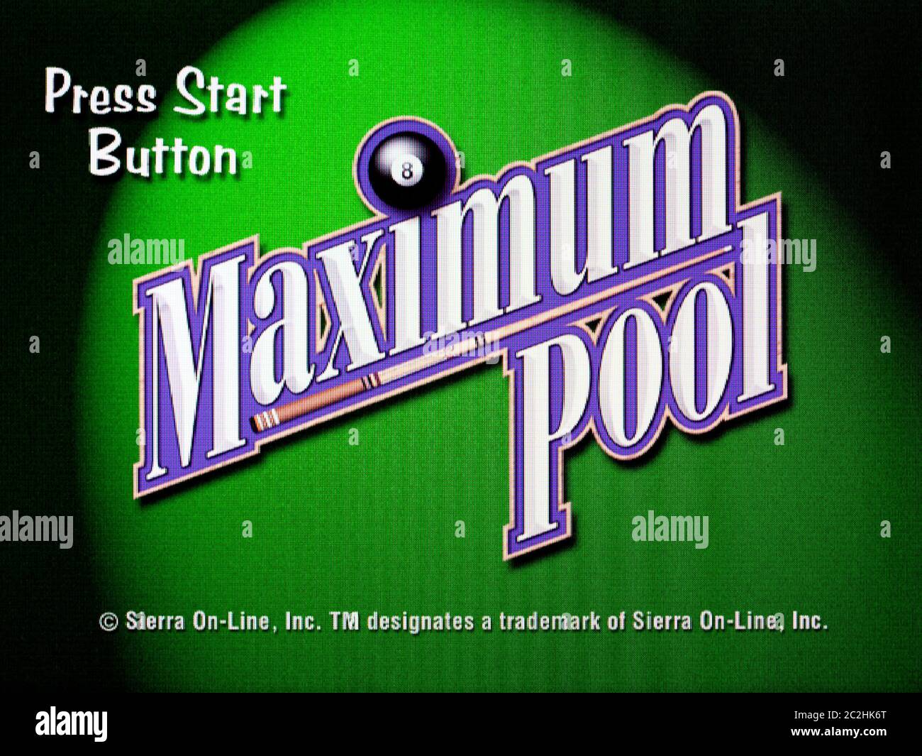 Maximum Pool - Sega Dreamcast Videogame - Editorial use only Stock Photo