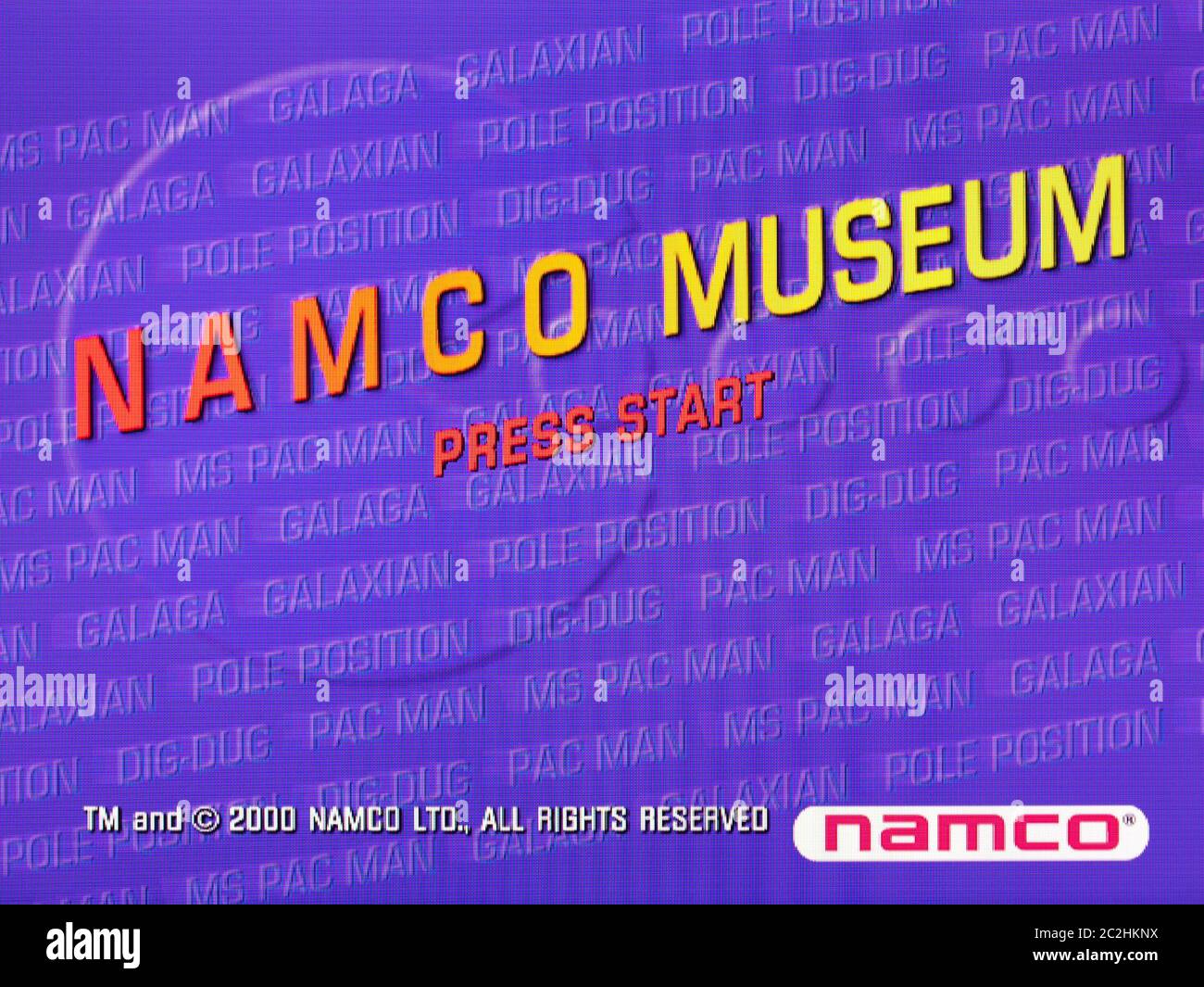 Namco Museum - Sega Dreamcast Videogame - Editorial use only Stock Photo