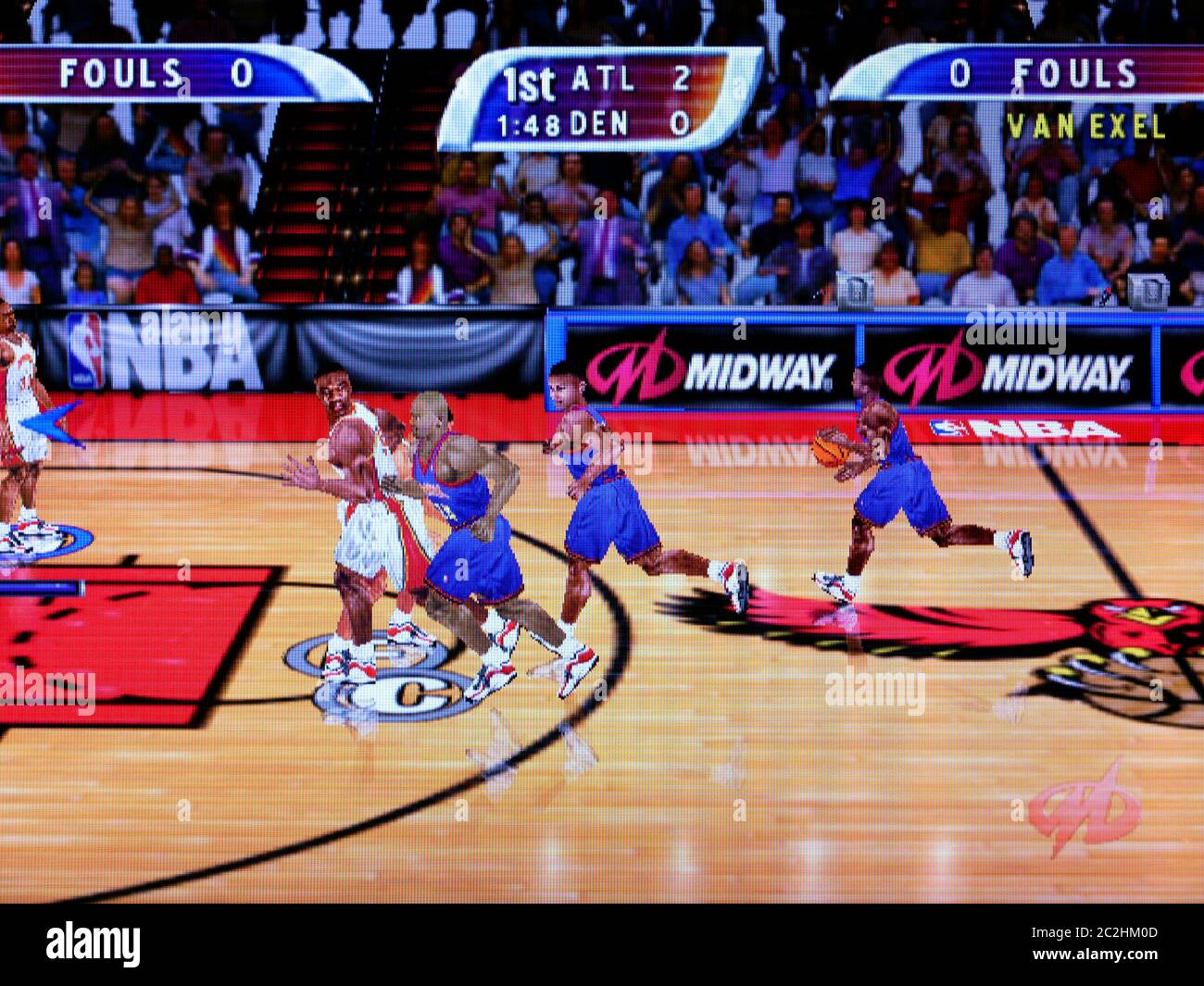 NBA Hoopz - Sega Dreamcast Videogame - Editorial use only Stock Photo