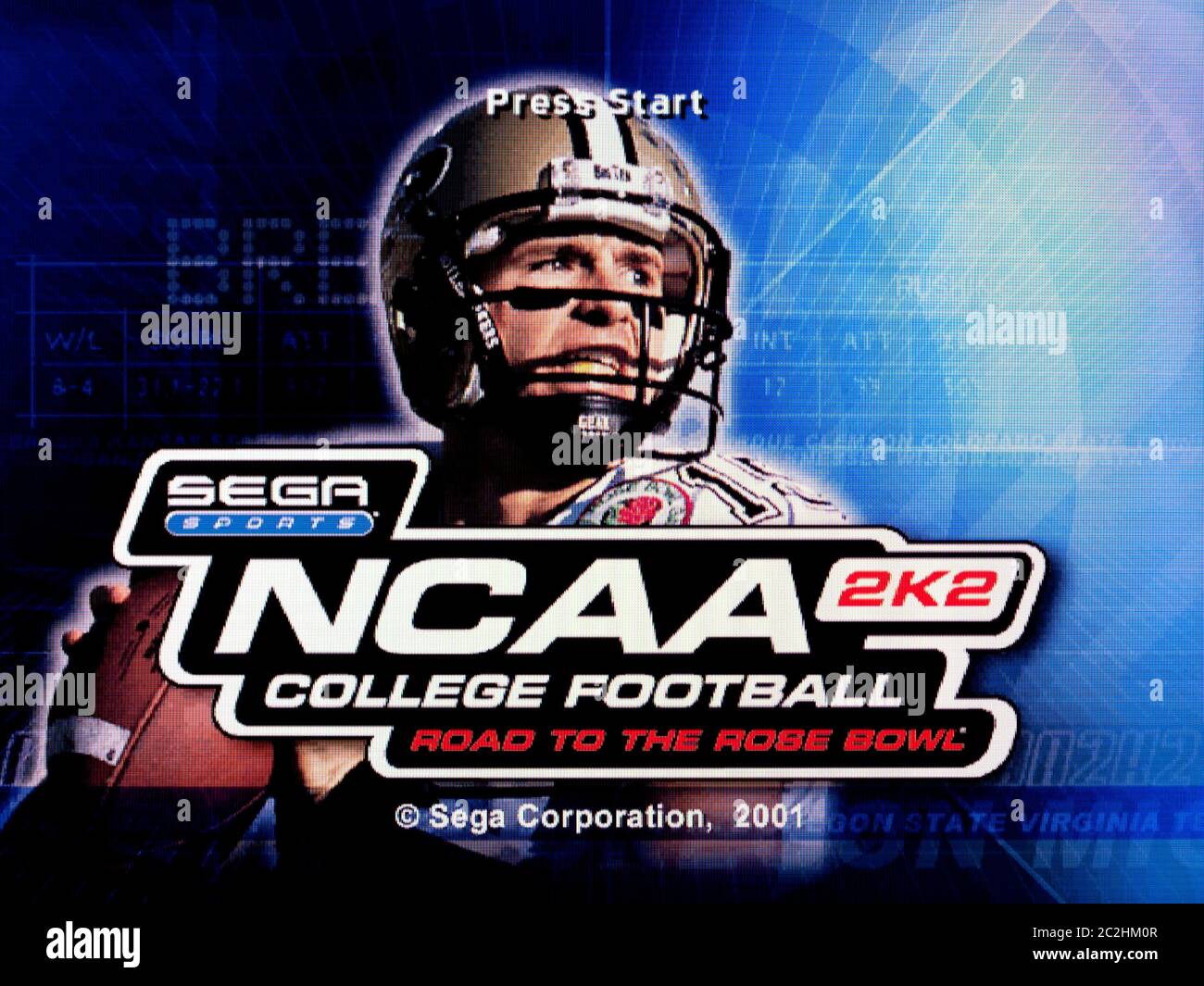 NCAA 2K2 College Football - Sega Dreamcast Videogame - Editorial use only Stock Photo