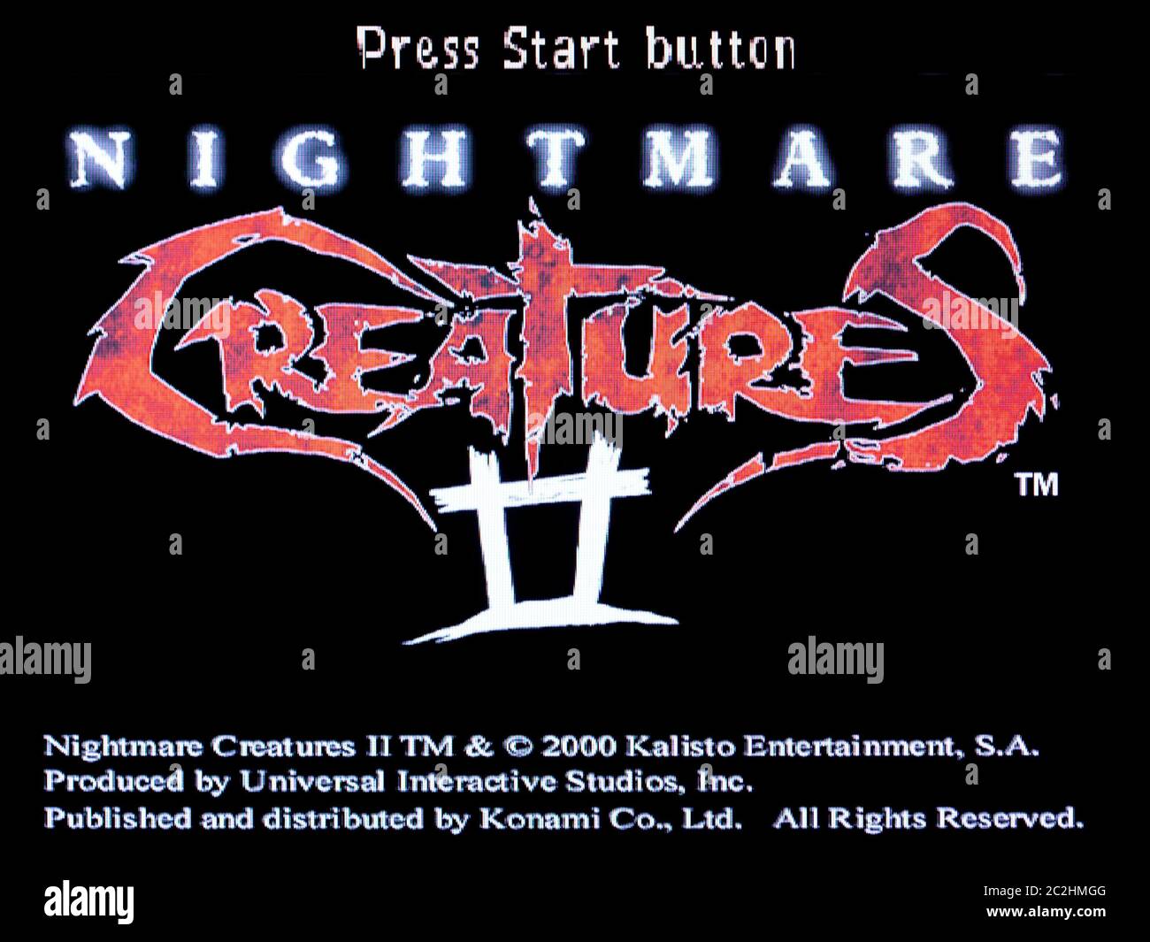 Nightmare Creatures II - Sega Dreamcast Videogame - Editorial use only Stock Photo