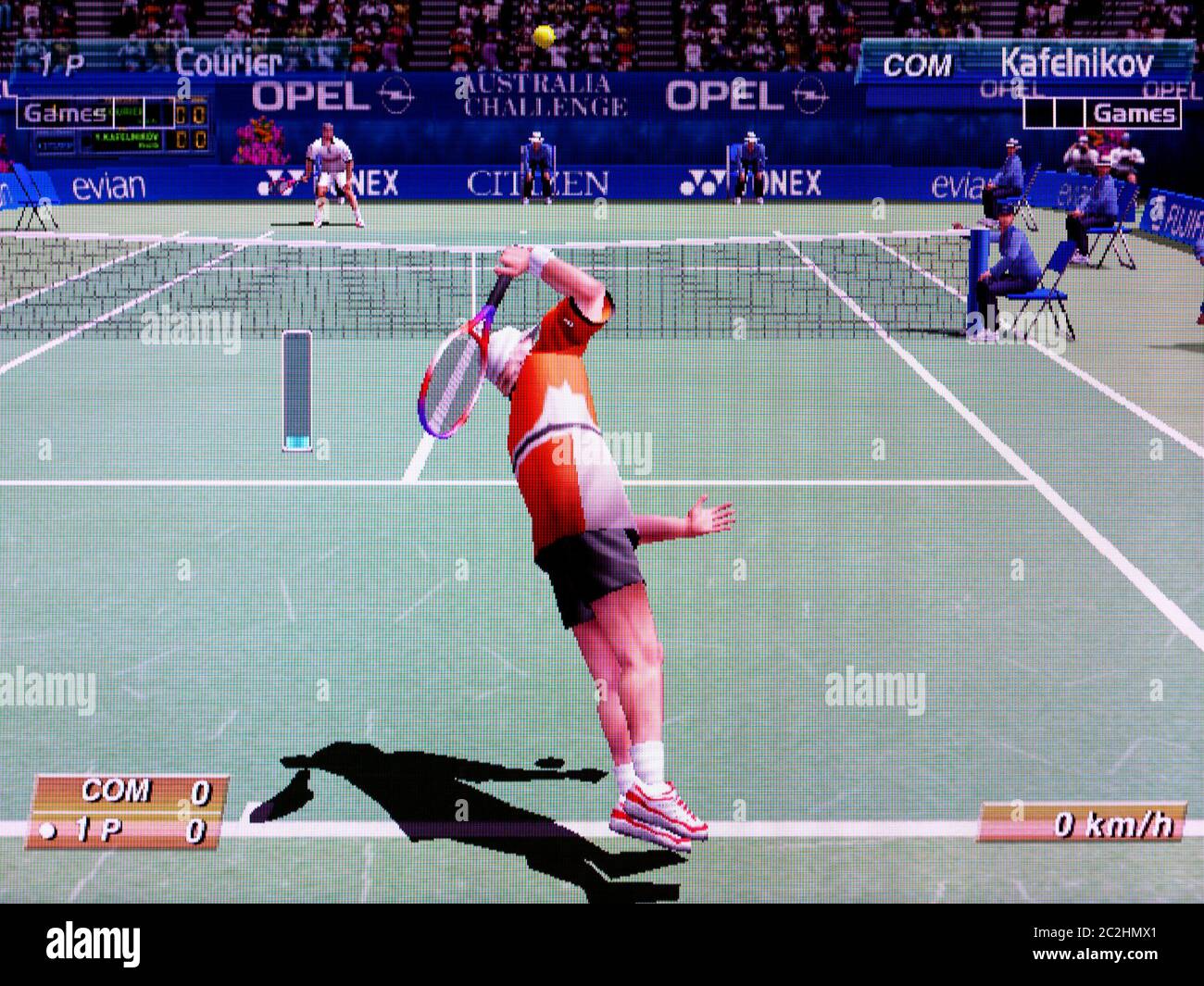 Power Smash Sega Professional Tennis - Sega Dreamcast Videogame - Editorial use only Stock Photo