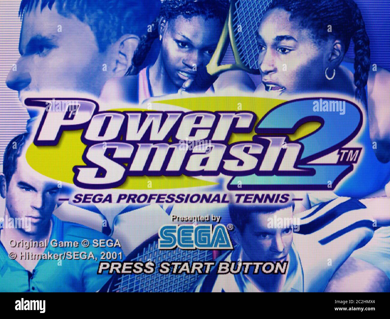 Power Smash 2 Sega Professional Tennis - Sega Dreamcast Videogame - Editorial use only Stock Photo