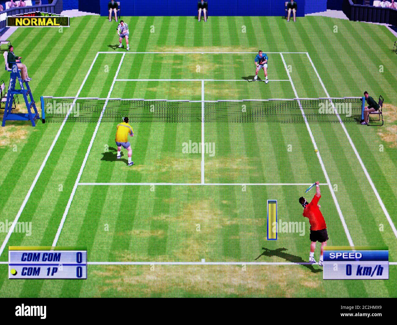 Power Smash 2 Sega Professional Tennis - Sega Dreamcast Videogame - Editorial use only Stock Photo