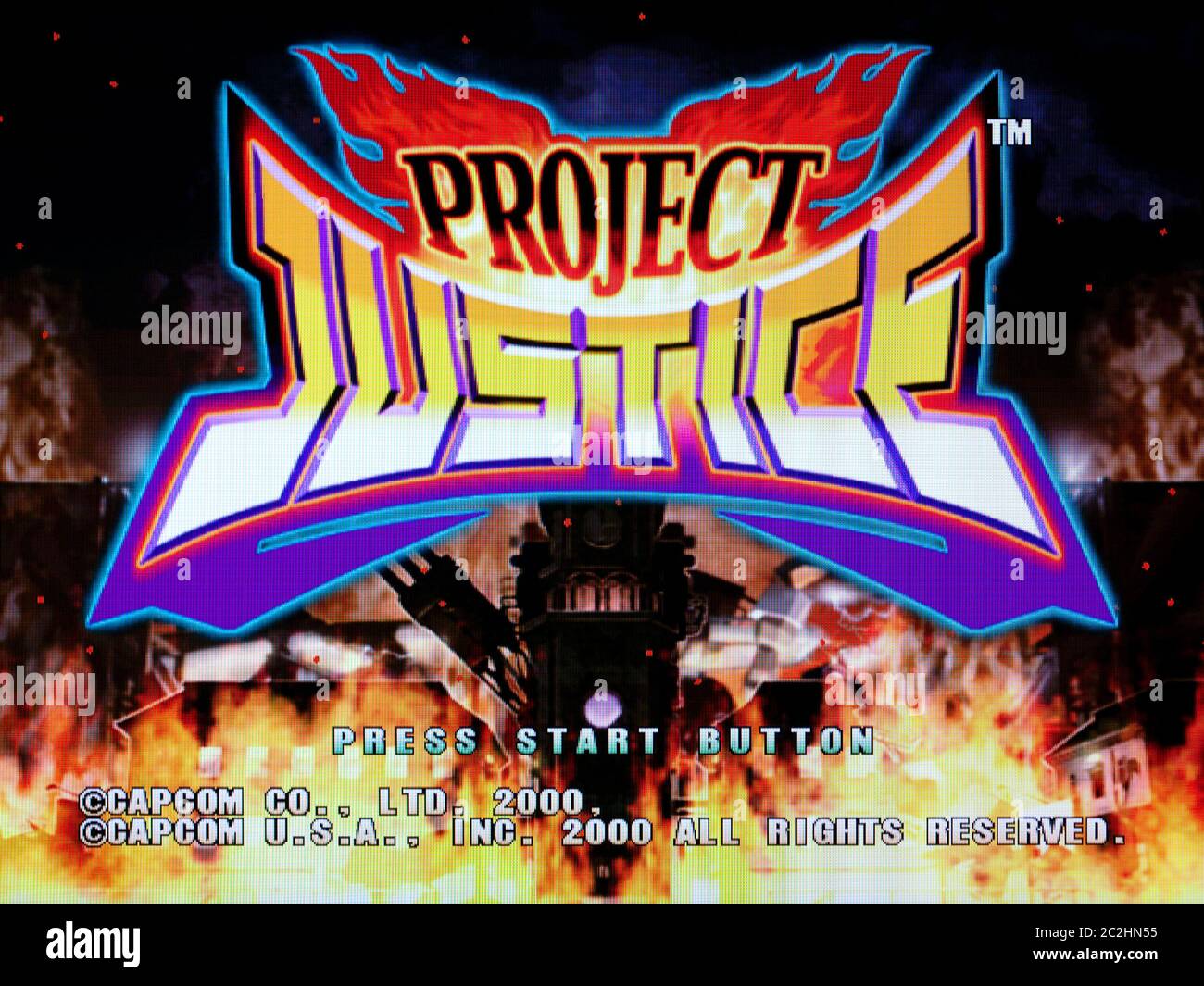 Projects Justice - Sega Dreamcast Videogame - Editorial use only Stock Photo