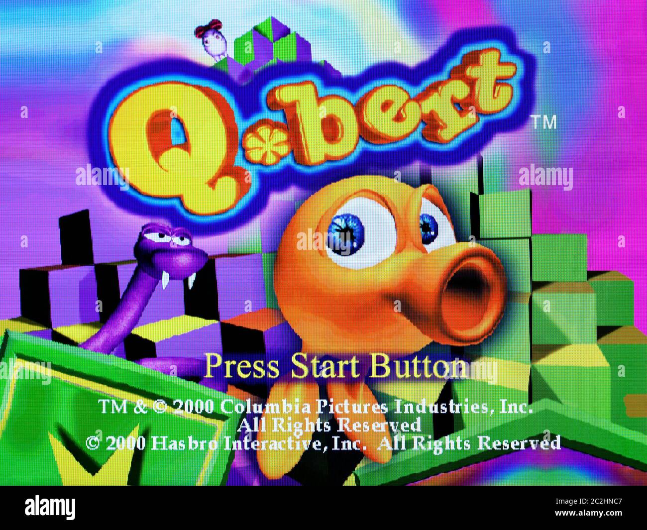 Q*bert - Sega Dreamcast Videogame - Editorial use only Stock Photo