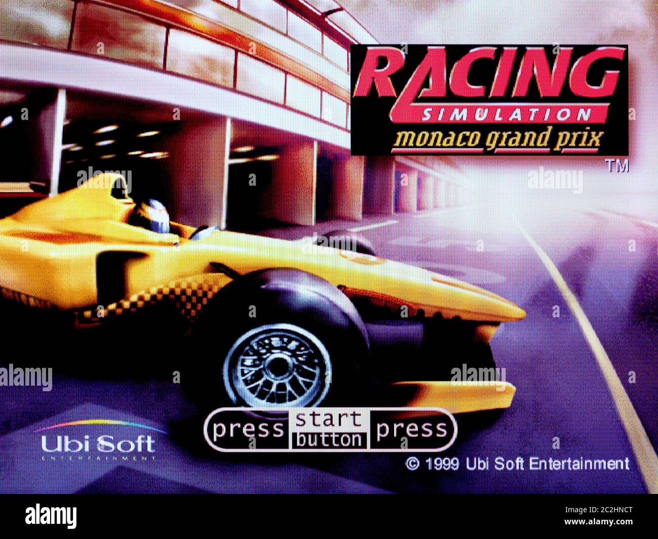Monaco Grand Prix Racing Simulation - Sega Dreamcast Videogame - Editorial use only Stock Photo