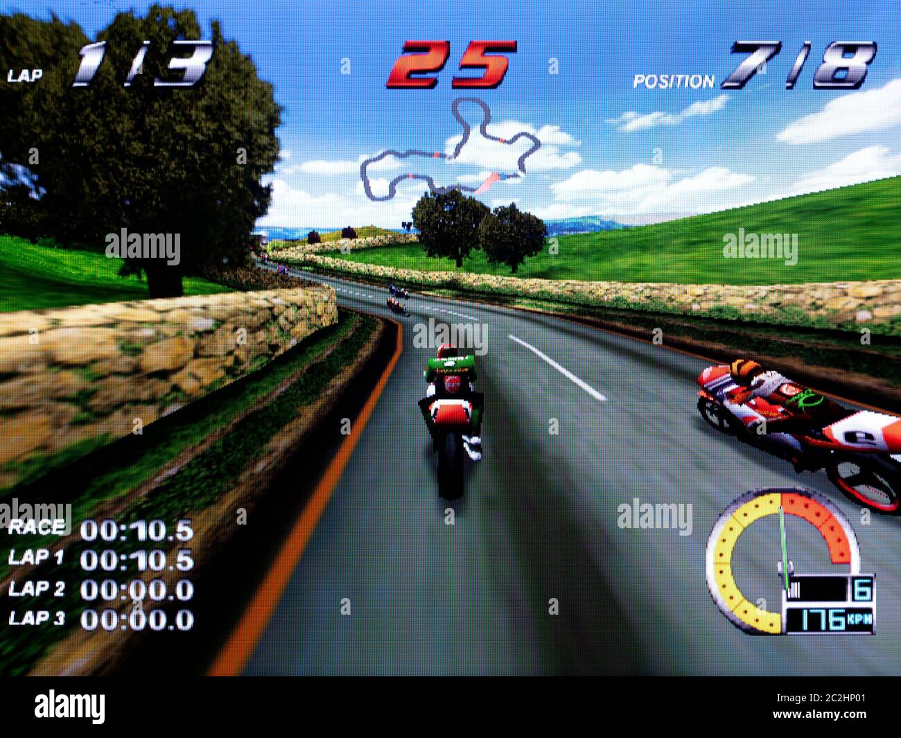 Redline Racer - Sega Dreamcast Videogame - Editorial use only Stock Photo