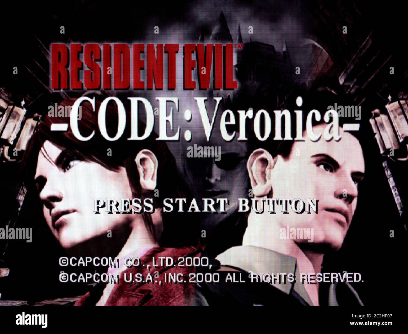 Resident Evil Code Veronica - Sega Dreamcast Videogame - Editorial use only Stock Photo