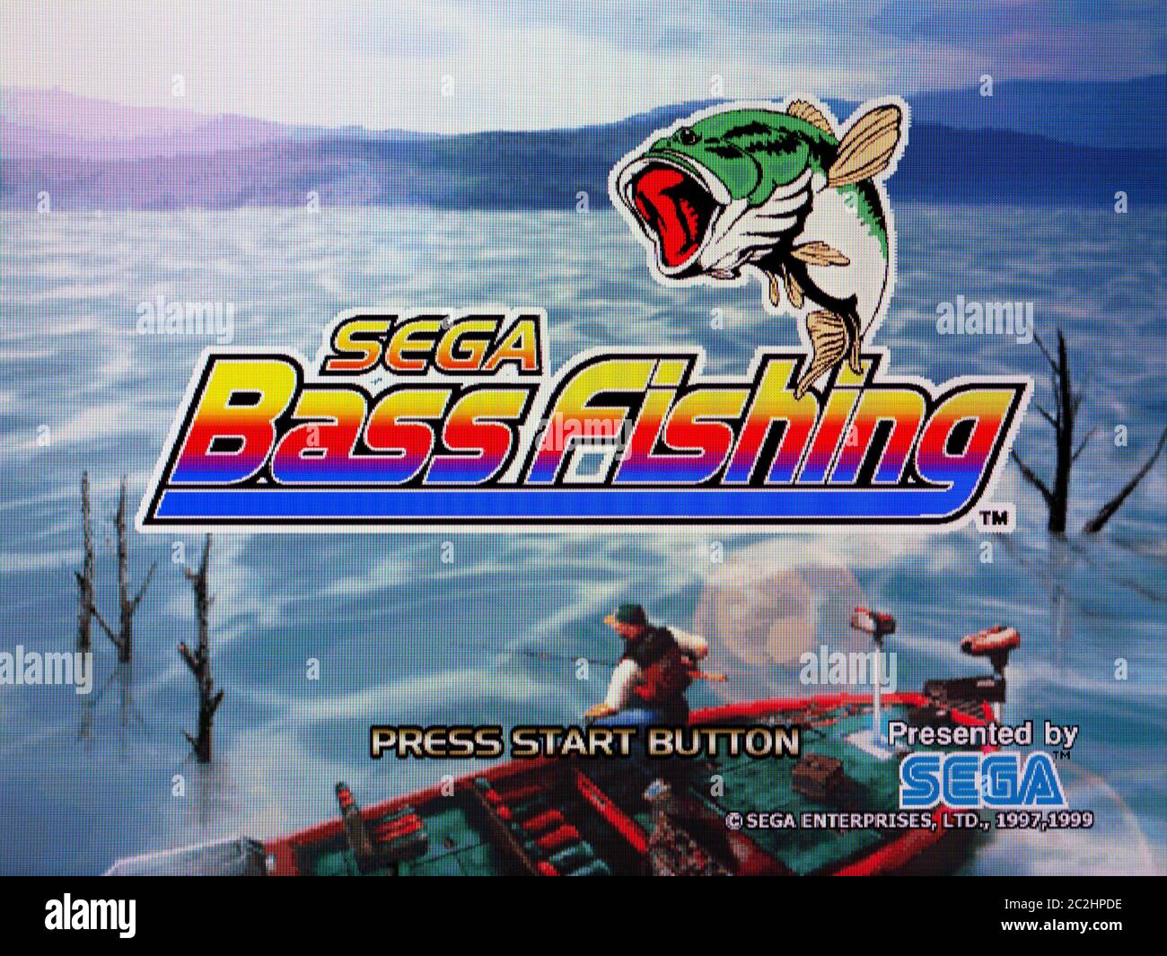 Sega Bass Fishing - Sega Dreamcast Videogame - Editorial use only Stock Photo