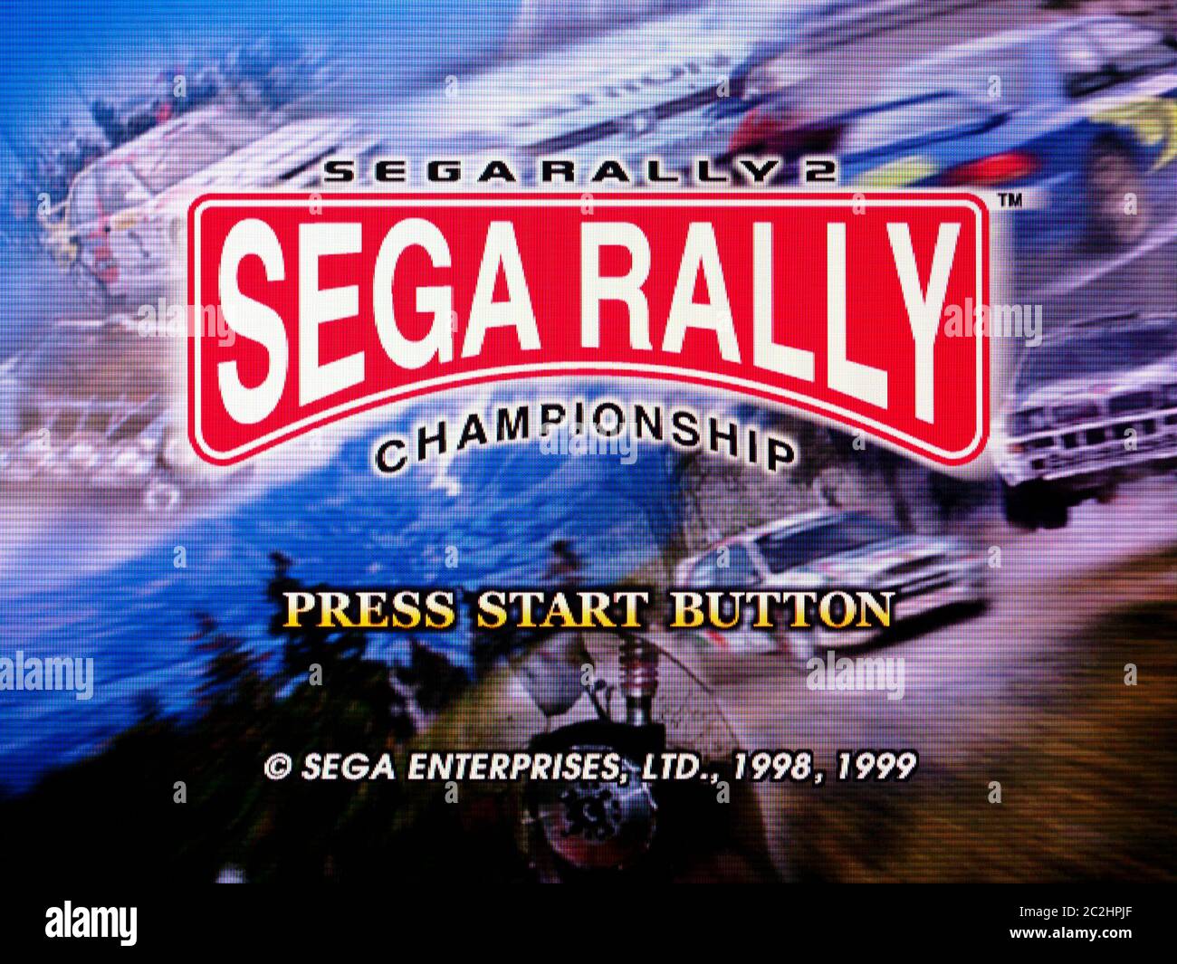 Sega Rally Championship - Sega Dreamcast Videogame - Editorial use only Stock Photo