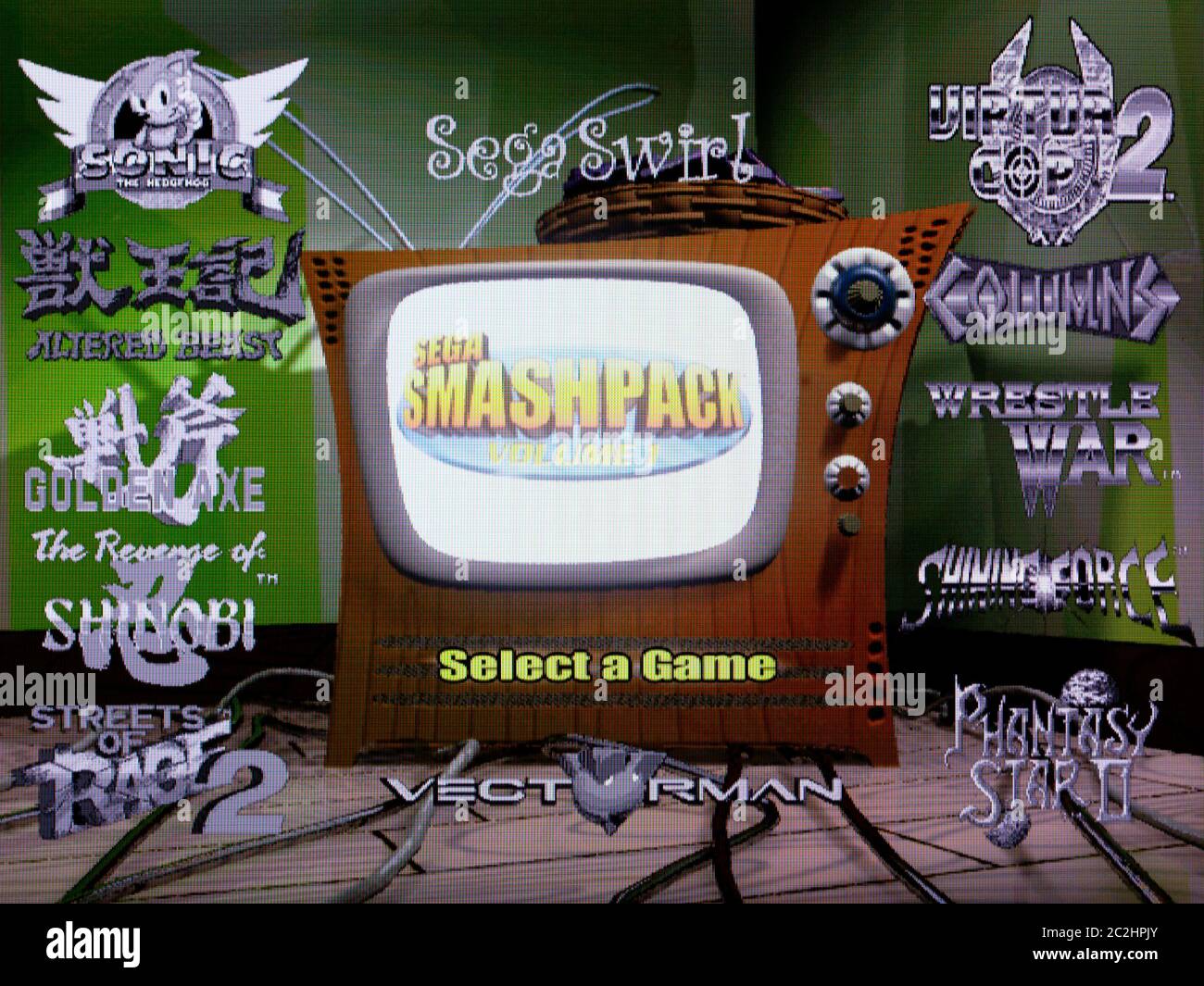 Sega Smash Pack Volume 1 - Sega Dreamcast Videogame - Editorial use only Stock Photo