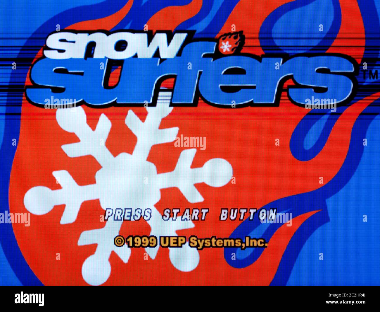 Snow Surfers - Sega Dreamcast Videogame - Editorial use only Stock Photo