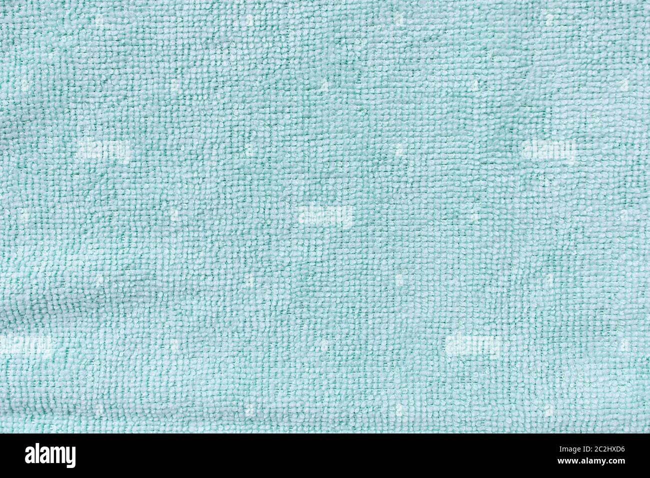 Blue microfiber cloth for cleaning and dusting Stock Photo