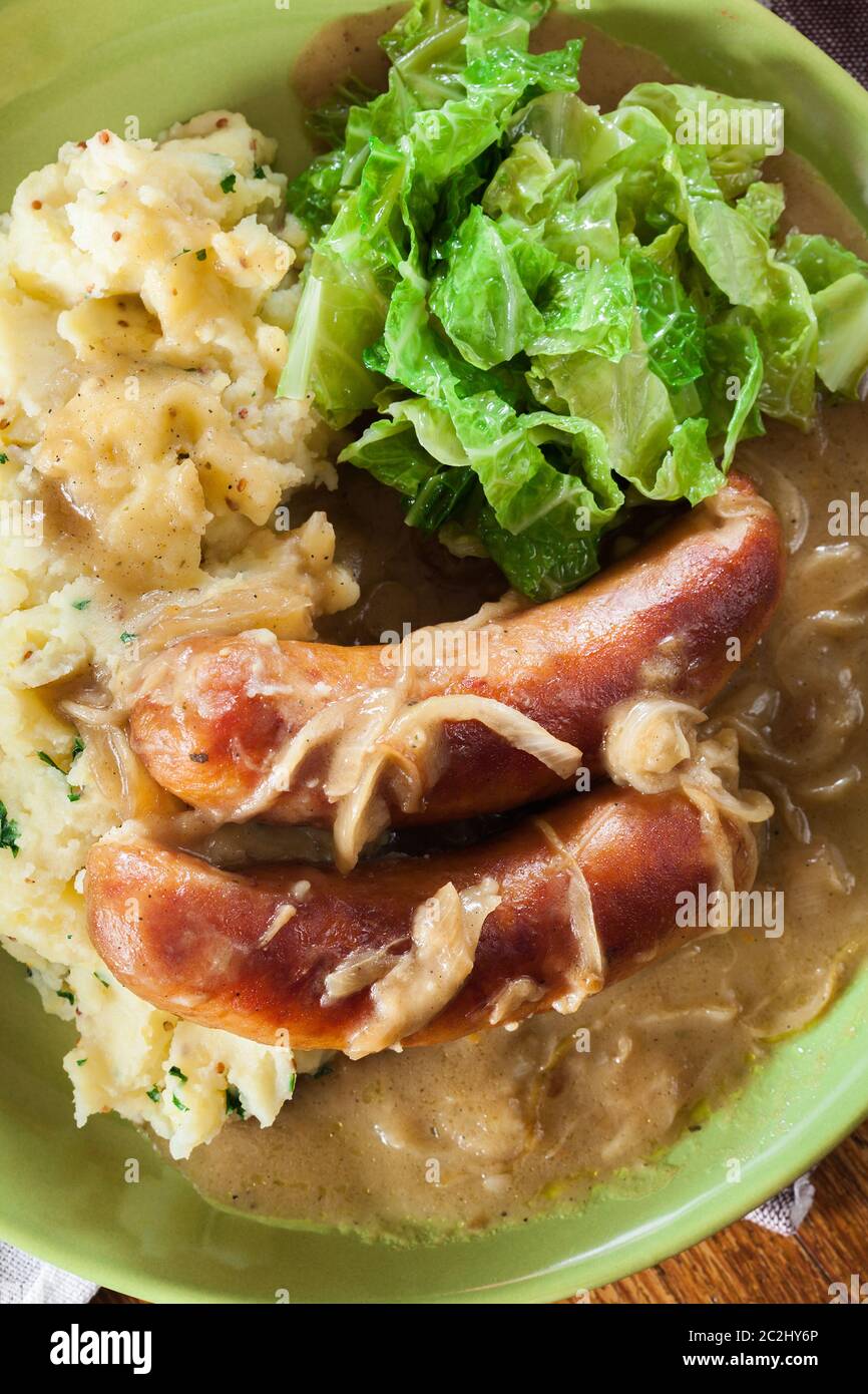 Plate cabbage mash gravy hires stock photography and images Alamy