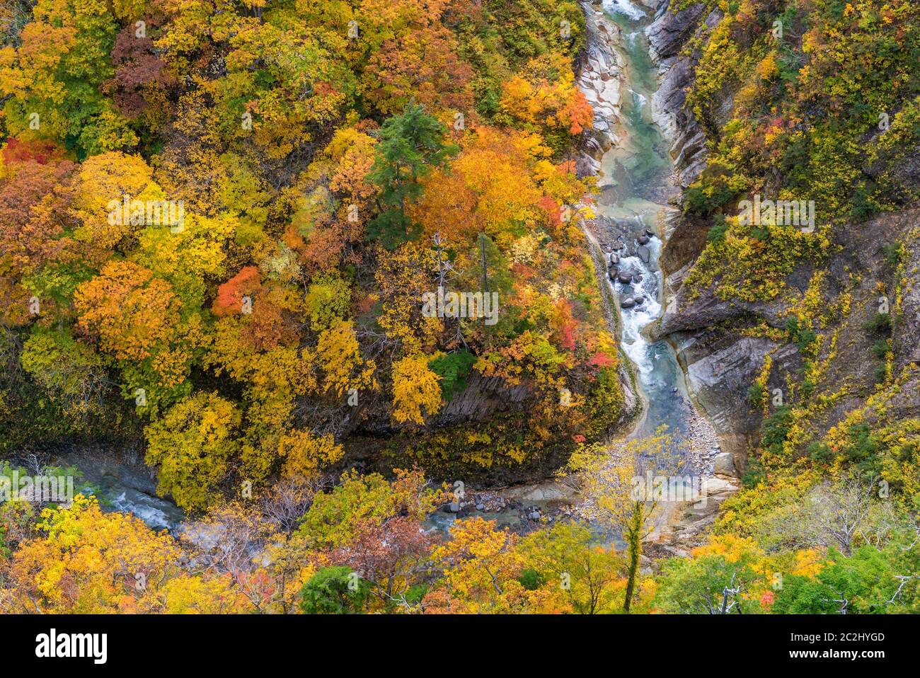 Japan aomori river aerial hi-res stock photography and images - Alamy