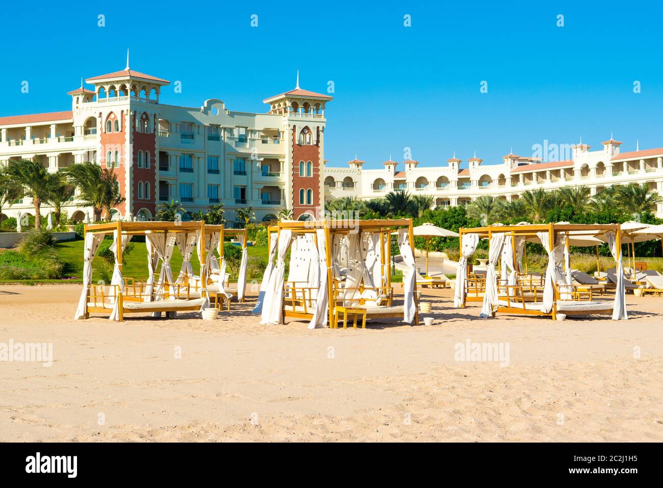 Sahl Hasheesh, Egypt - 1 November 2017: Beautiful landscape with a ...