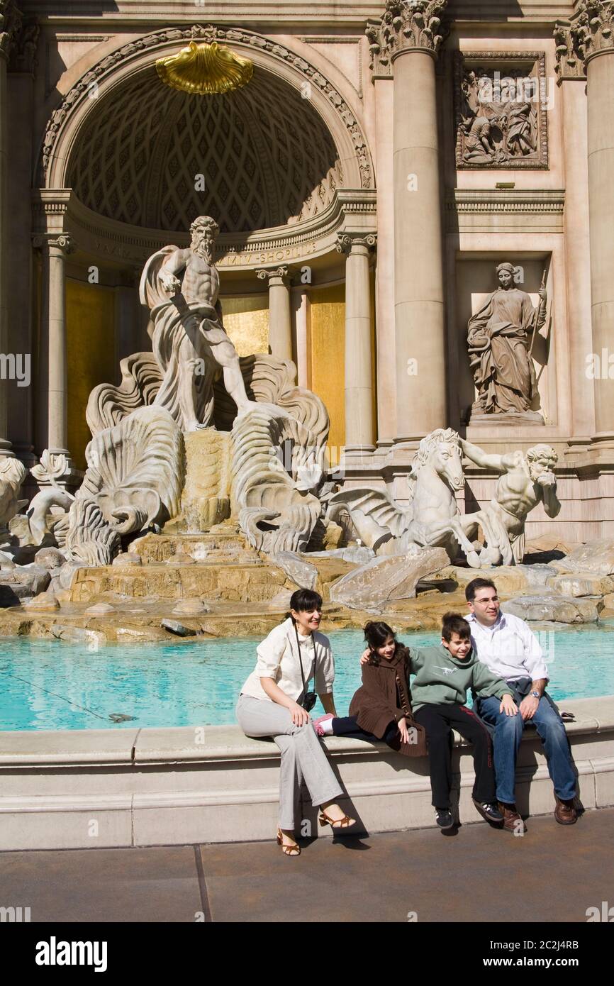 Trevi Fountain at Caesars Palace Casino, Las Vegas, Nevada, USA Stock Photo Alamy