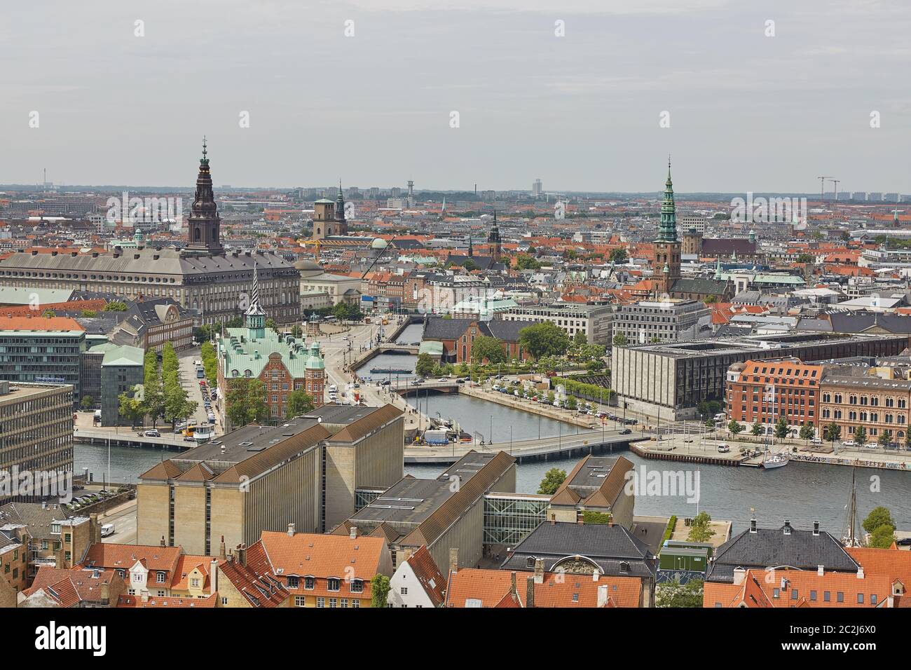 Skyline Of Scandinavian City Of Copenhagen In Denmark During A Cloudy skyline-of-scandinavian-city-of-copenhagen-in-denmark-during-a-cloudy