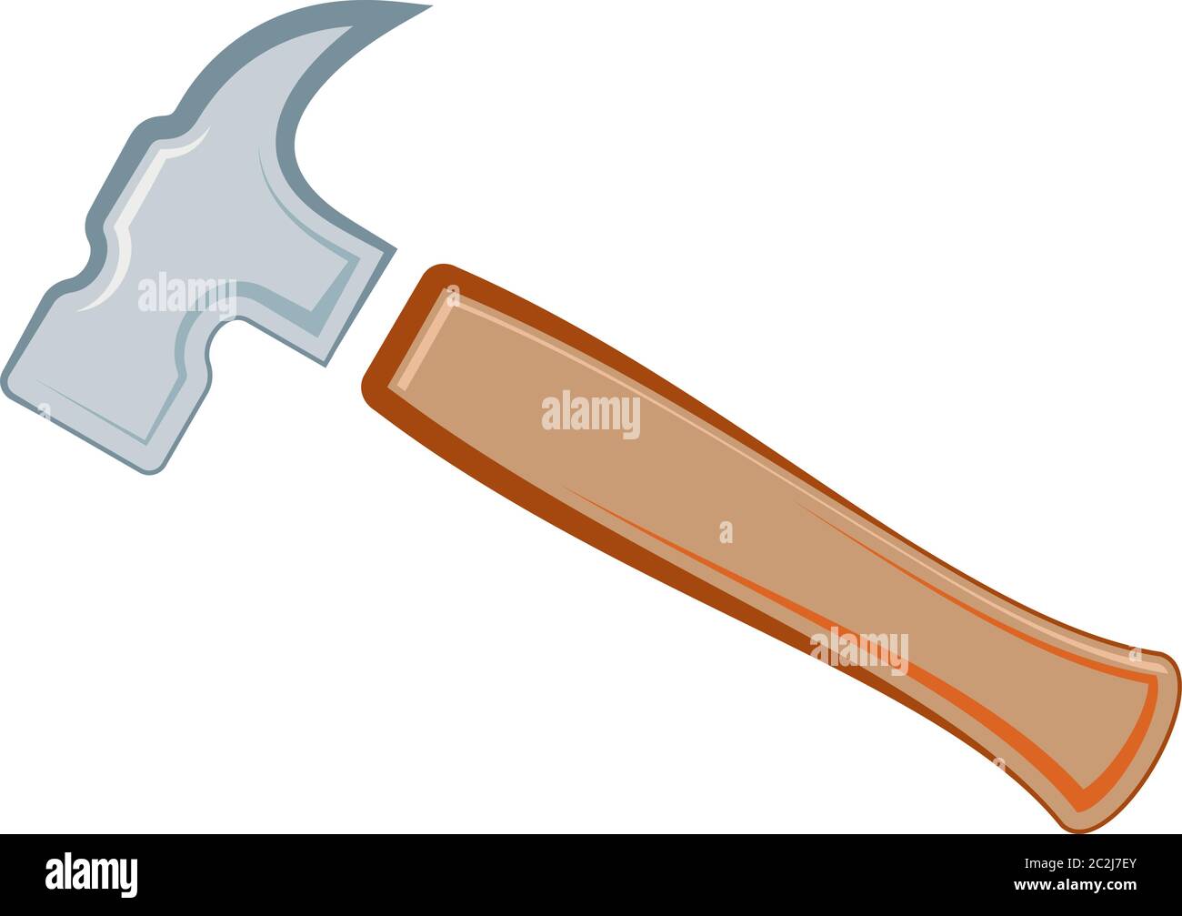 Hammer Icon, Tool Design Vector Art Illustration Stock Vector Image ...