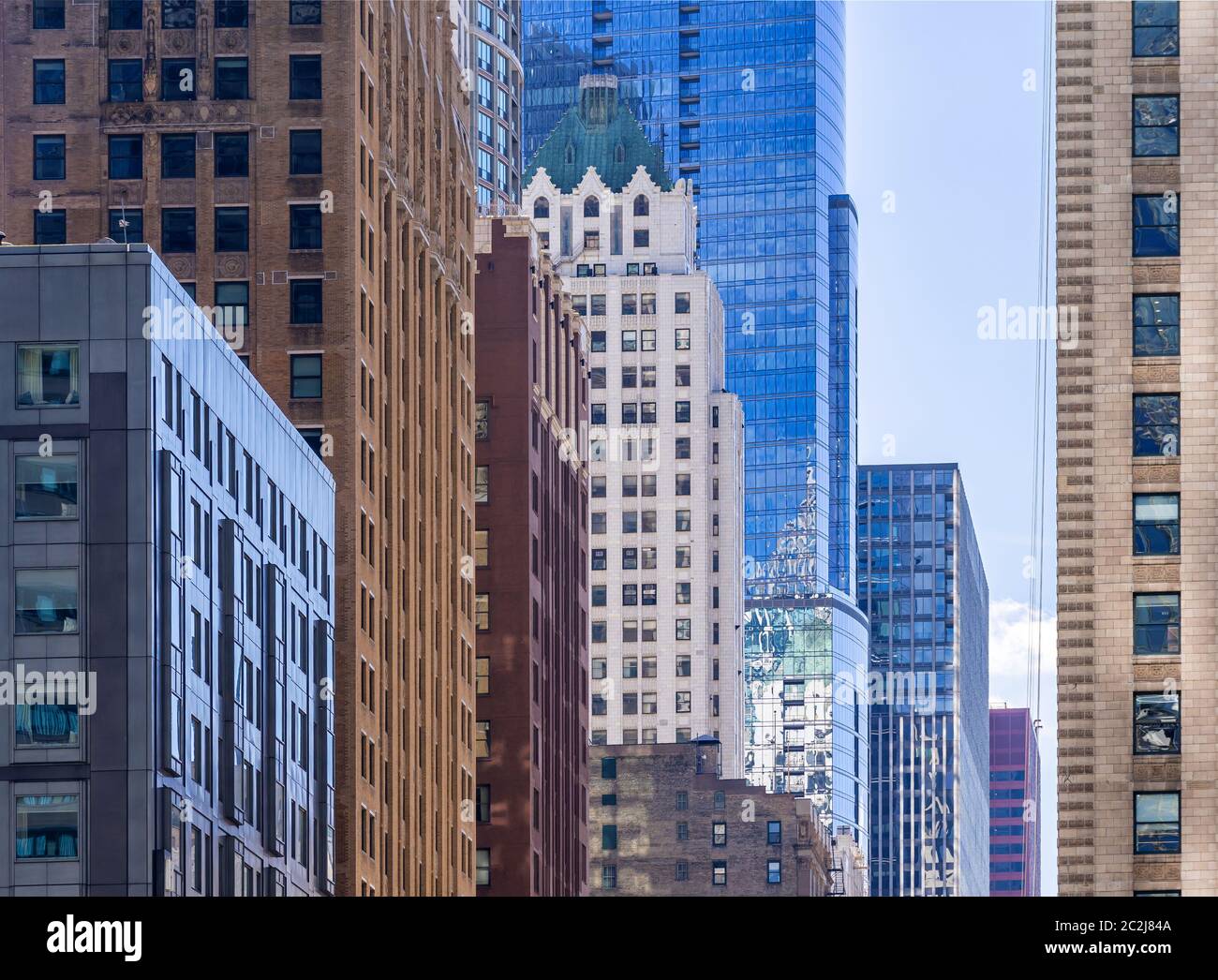 Chicago building skyline Stock Photo